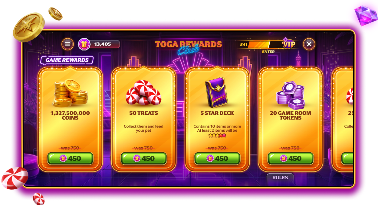 Toga Rewards Club